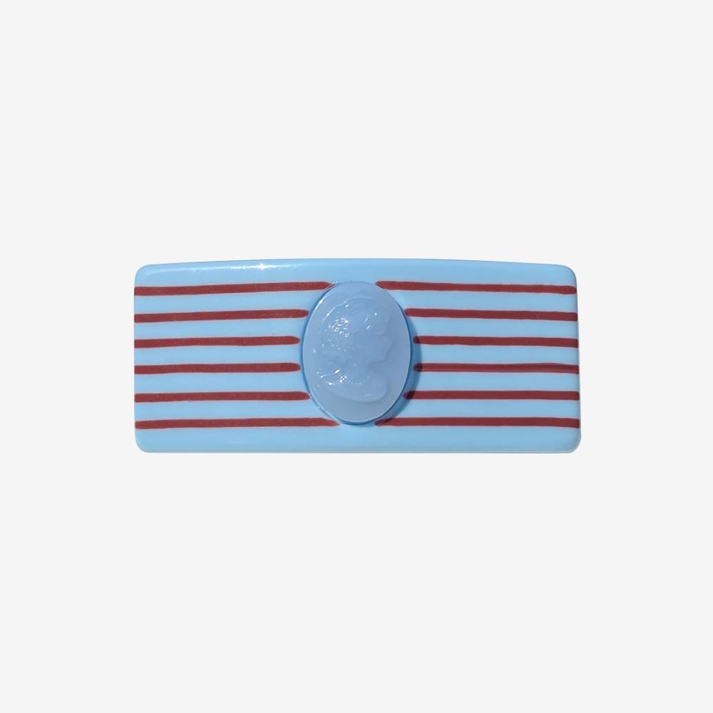 Stripe Pie barrette, SUMMER
