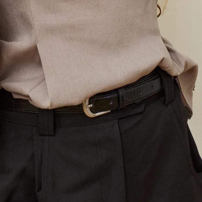 Sofia classic leather belt