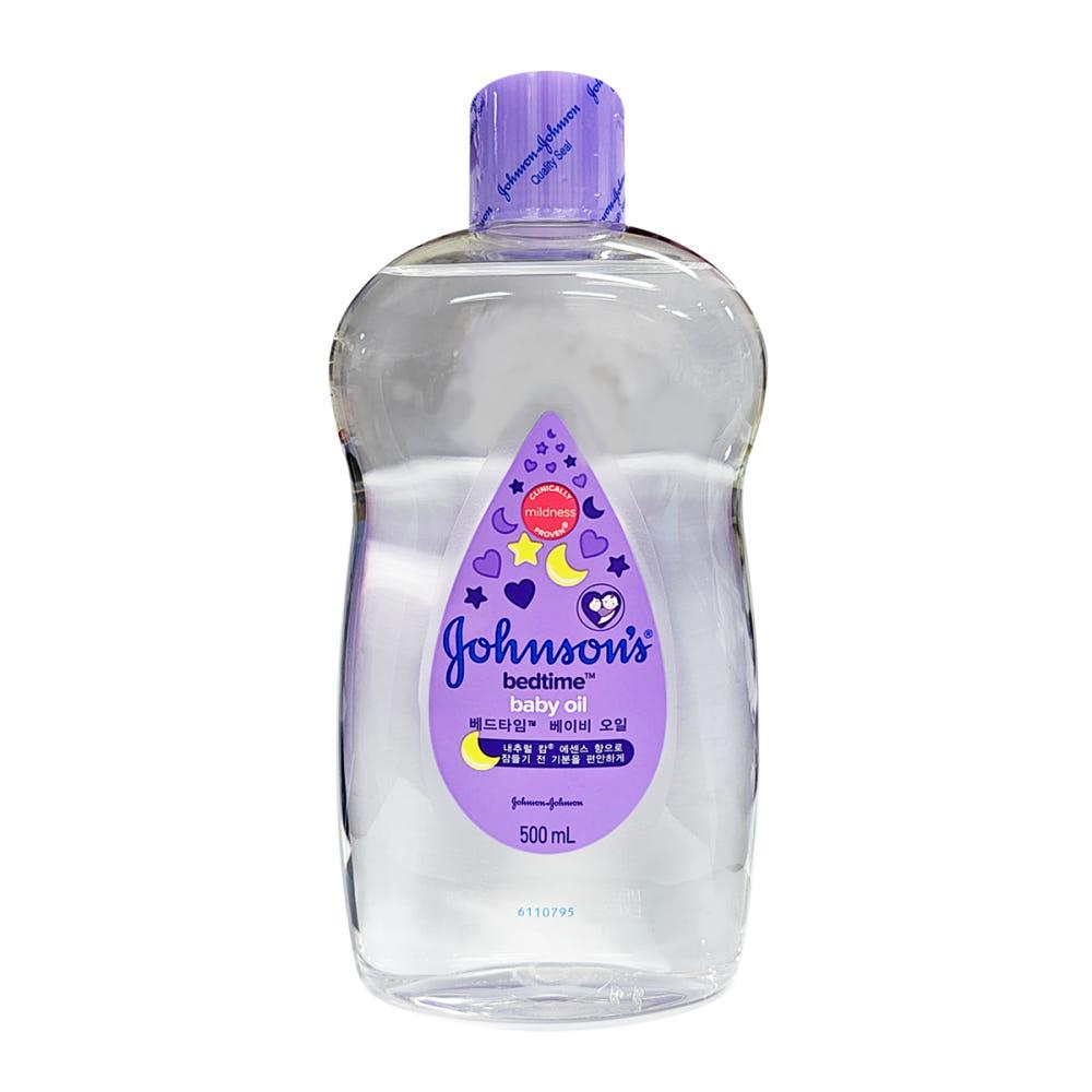 존슨즈 베이비오일 베드타임 500ml 아기 신생아 키즈 어린이 바디 오일 마사지