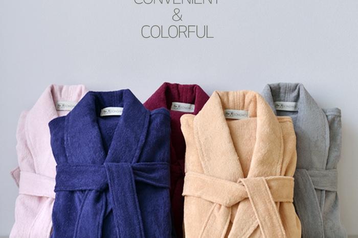 호텔고급 샤워가운 30수 7colors