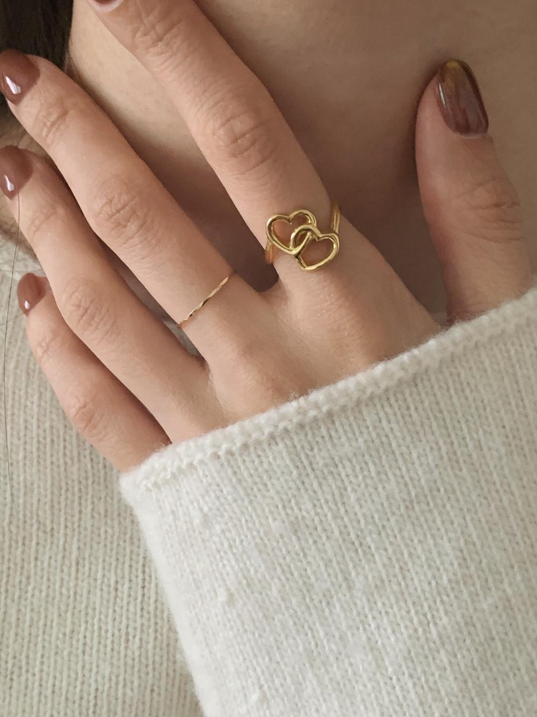 925 silver 티쉬 하트 은 반지