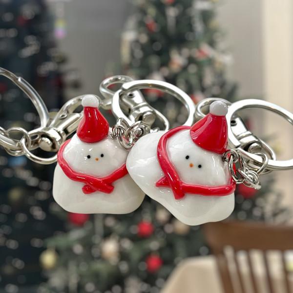 [~11/24 SALE] 녹은 눈사람 세라믹 키링