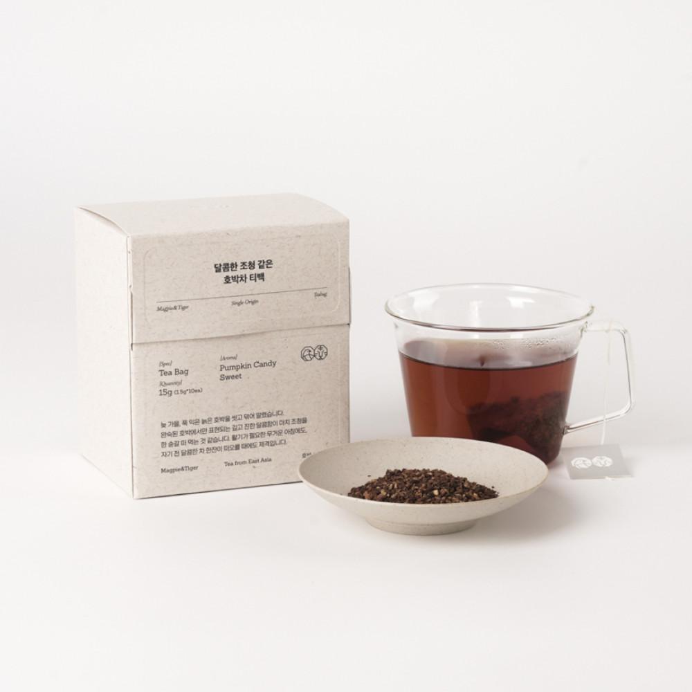 [논카페인] 달콤한 조청 같은 호박차 티백 (10ea) [원산지:국산(경상남도 하동군)]