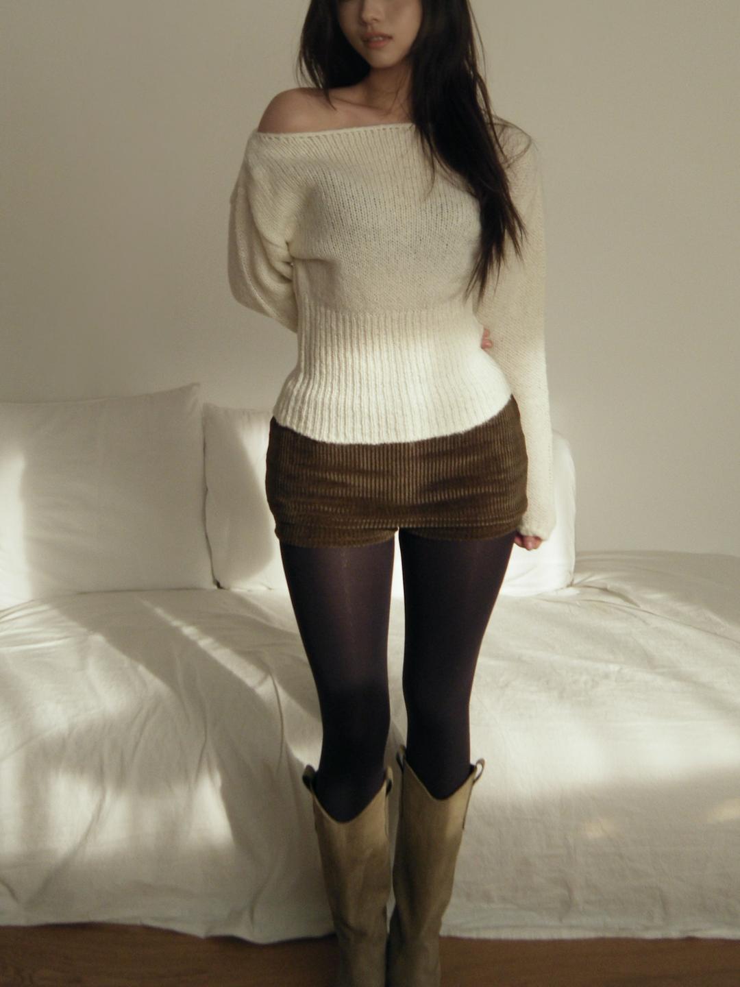 corduroy mini shorts