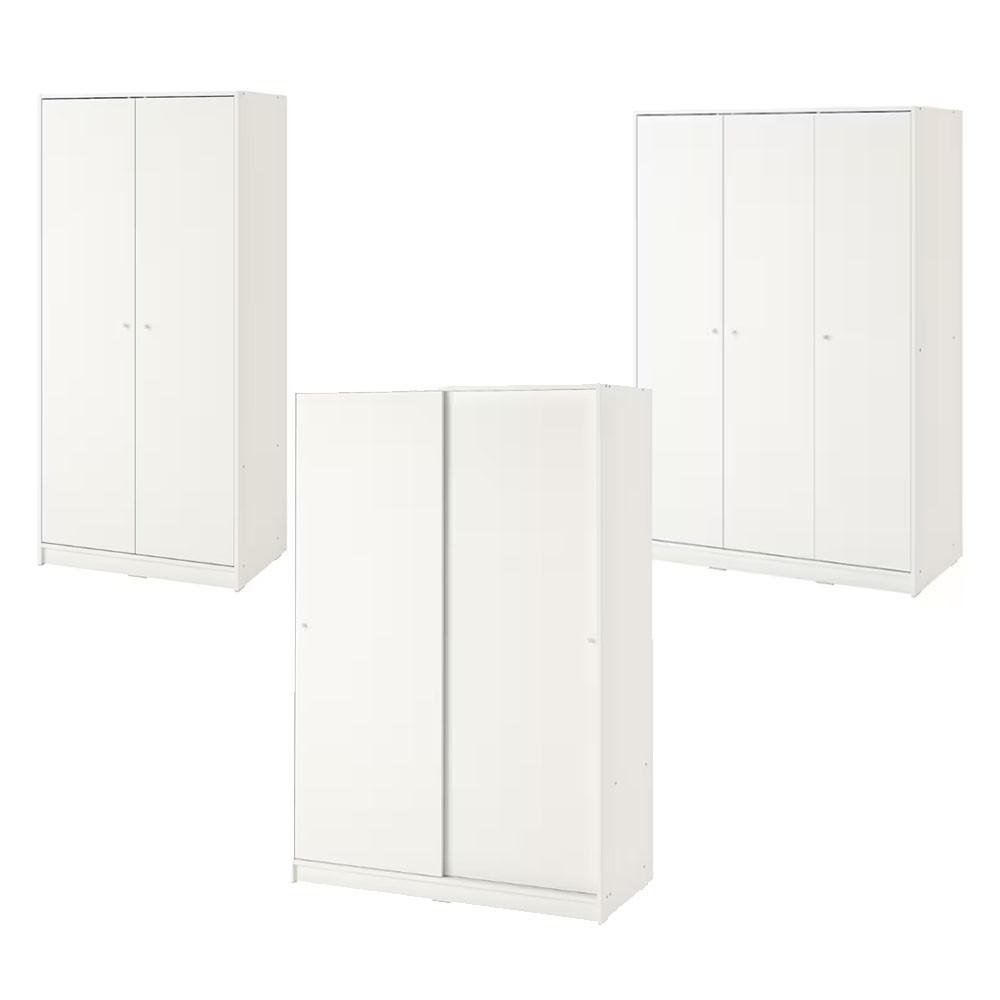 이케아 KLEPPSTAD 클렙스타드 옷장 슬라이드 2도어 3도어 미닫이 여닫이 장농 슬림