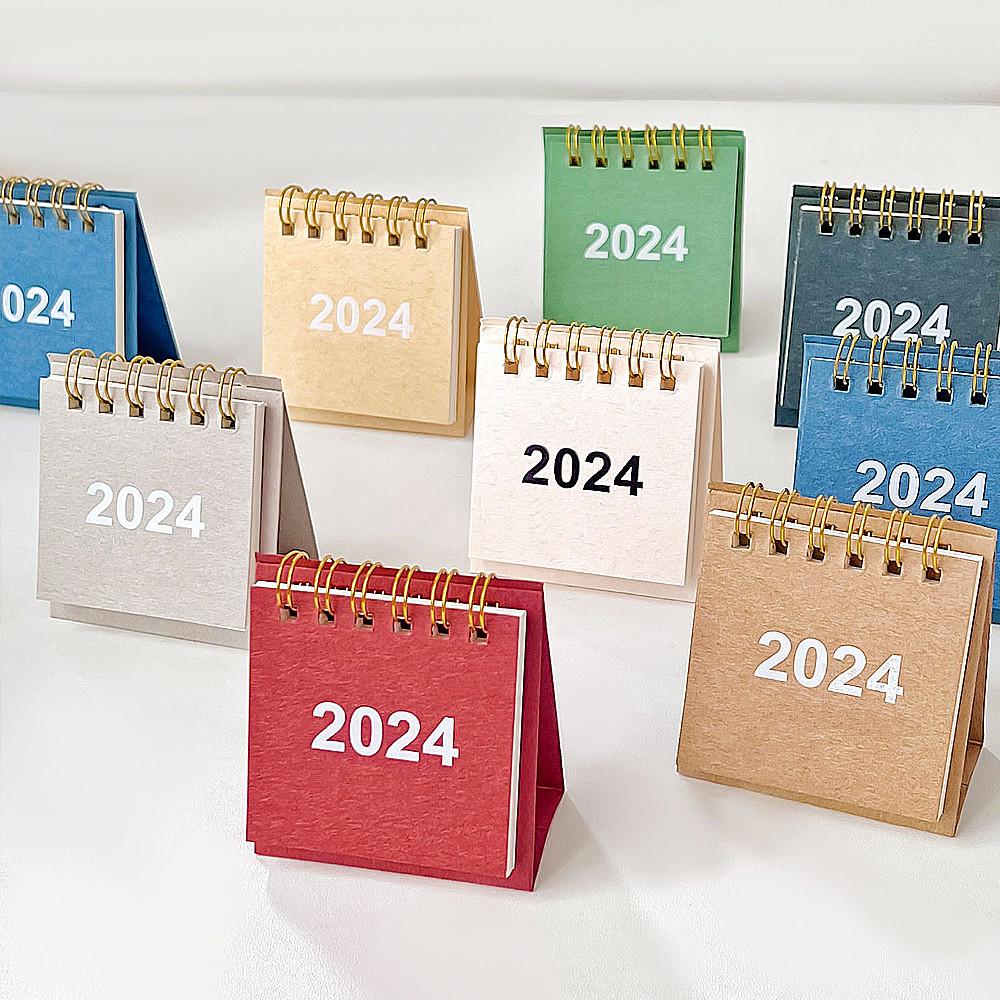 2024년 달력 미니 달력 탁상 캘린더 5종 색상 2023년 하반기 연휴표시