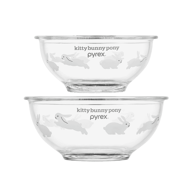 KBP X Pyrex Bouncing Bunnies Mixing Bowl 바운싱 버니즈 믹싱볼