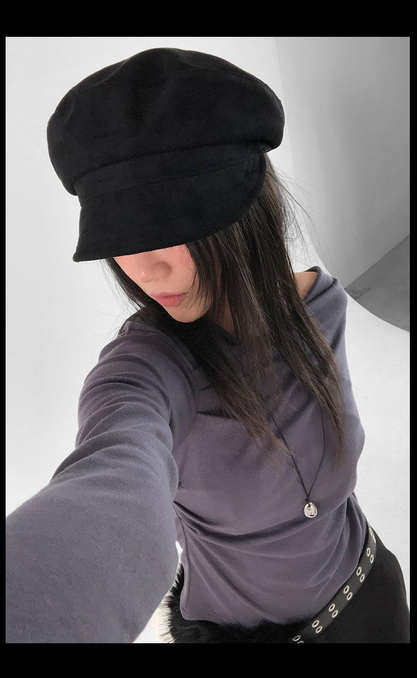 토트 스웨이드 모자