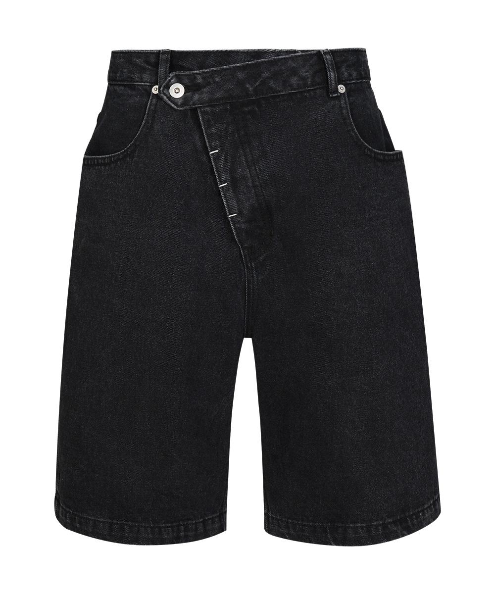 DIAGONAL BERMUDA SHORTS