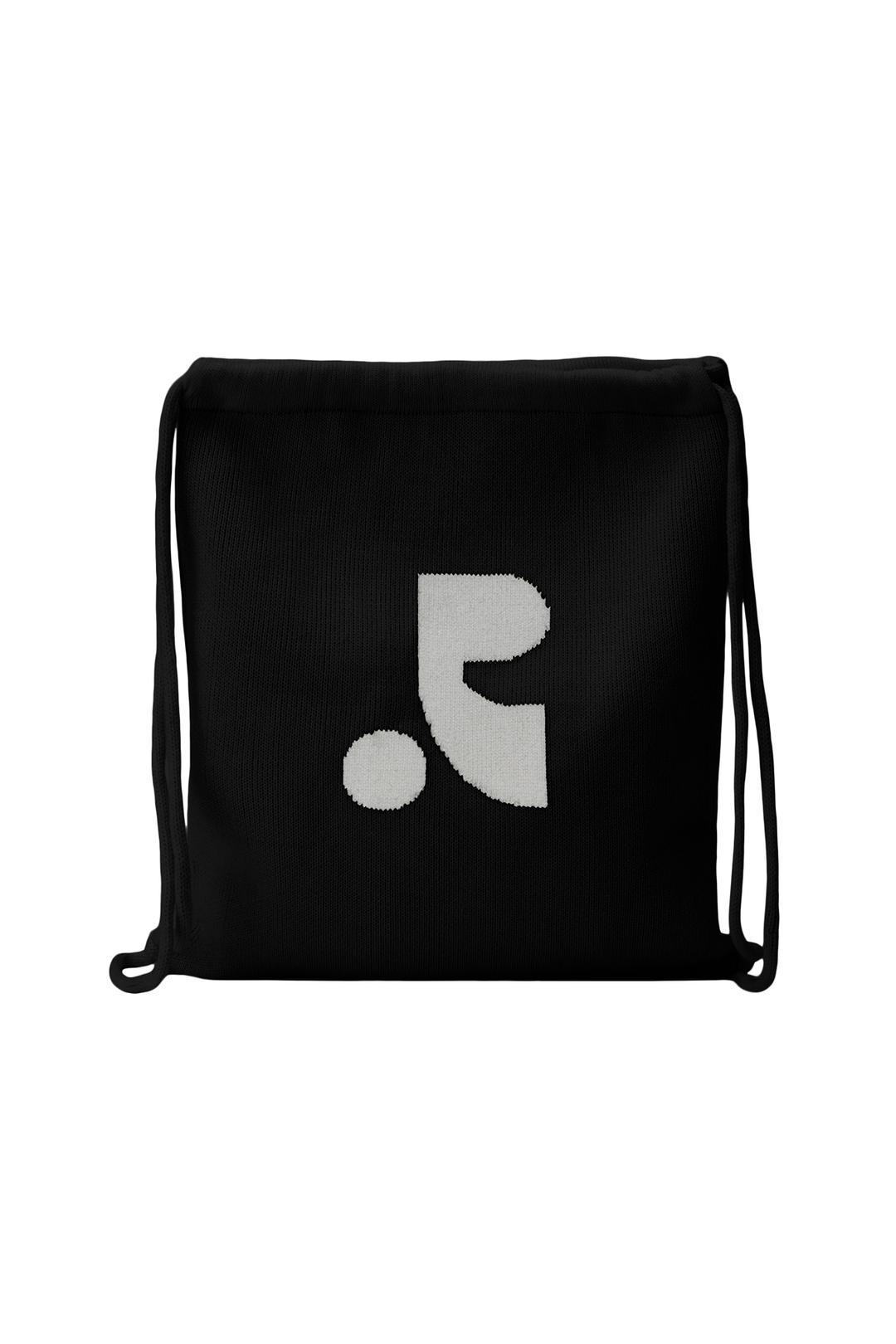 RR JACQUARD STRING BACKPACK - BLACK