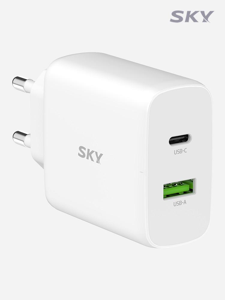 스카이 필 GaN 45W PD PPS 듀얼 멀티 초고속 충전기 USB C타입 Q2APD