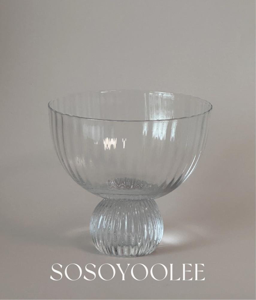 Shiny Yogurt Bowl/ 칵테일잔 플리츠 요거트볼