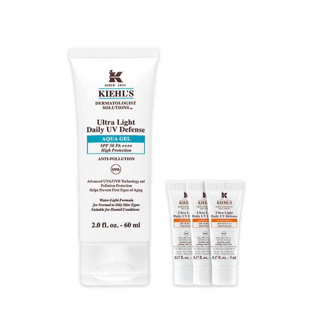 [키엘] 쿨링 자외선 차단제 60ml 세트 (+UV 샘플 3종 증정)