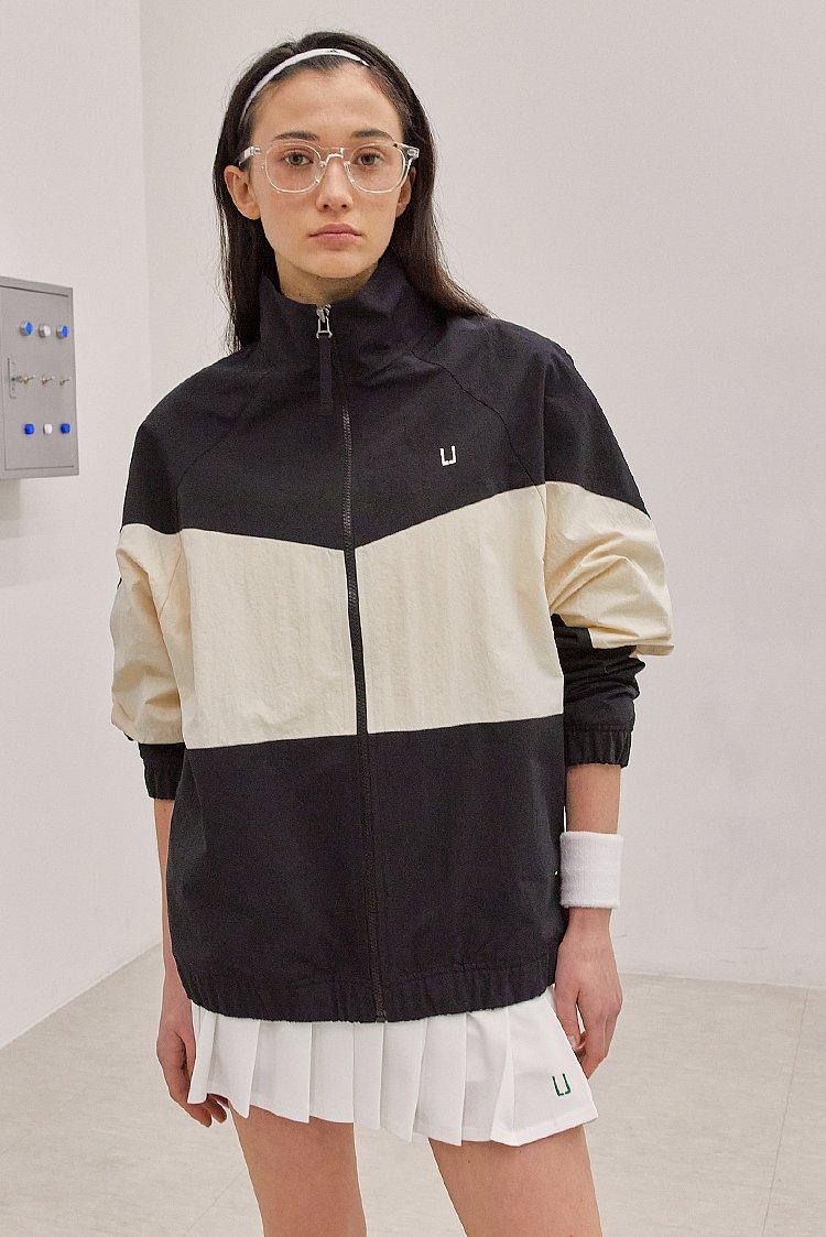 [COLLABOTORY]Color Block Windbreaker_BK