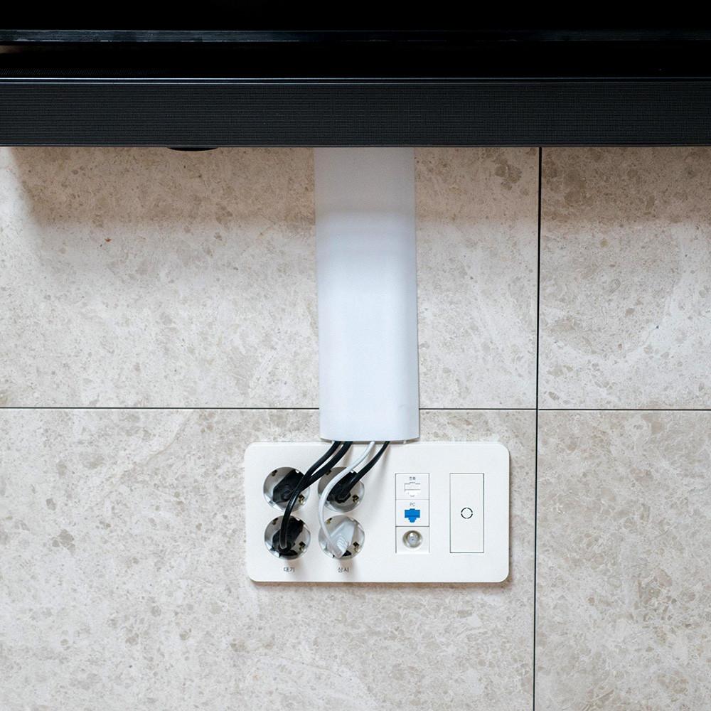 생활백서 케이블 정리 커버 홀더 컴퓨터 전선 선정리 책상 정리