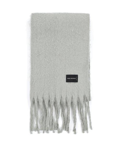 PREMIUM BOLD SOFT MUFFLER_GRAY