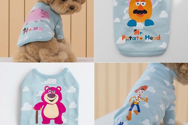 [리퍼]토이스토리 올오버 강아지옷 (티셔츠/민소매/올인원)