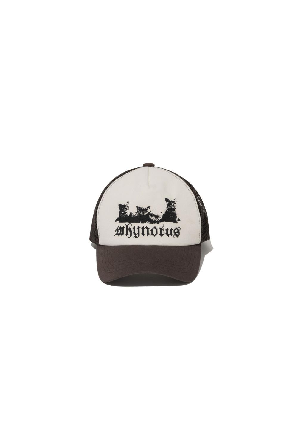 kitten paradise trucker cap - root