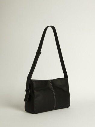 STITCH LINE BAG_BLACK