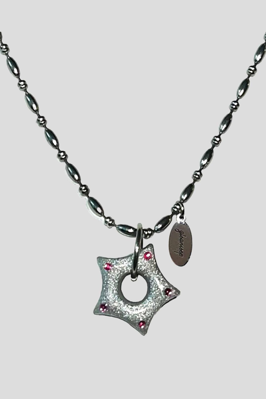 gleaming little star necklace [silver bolt]