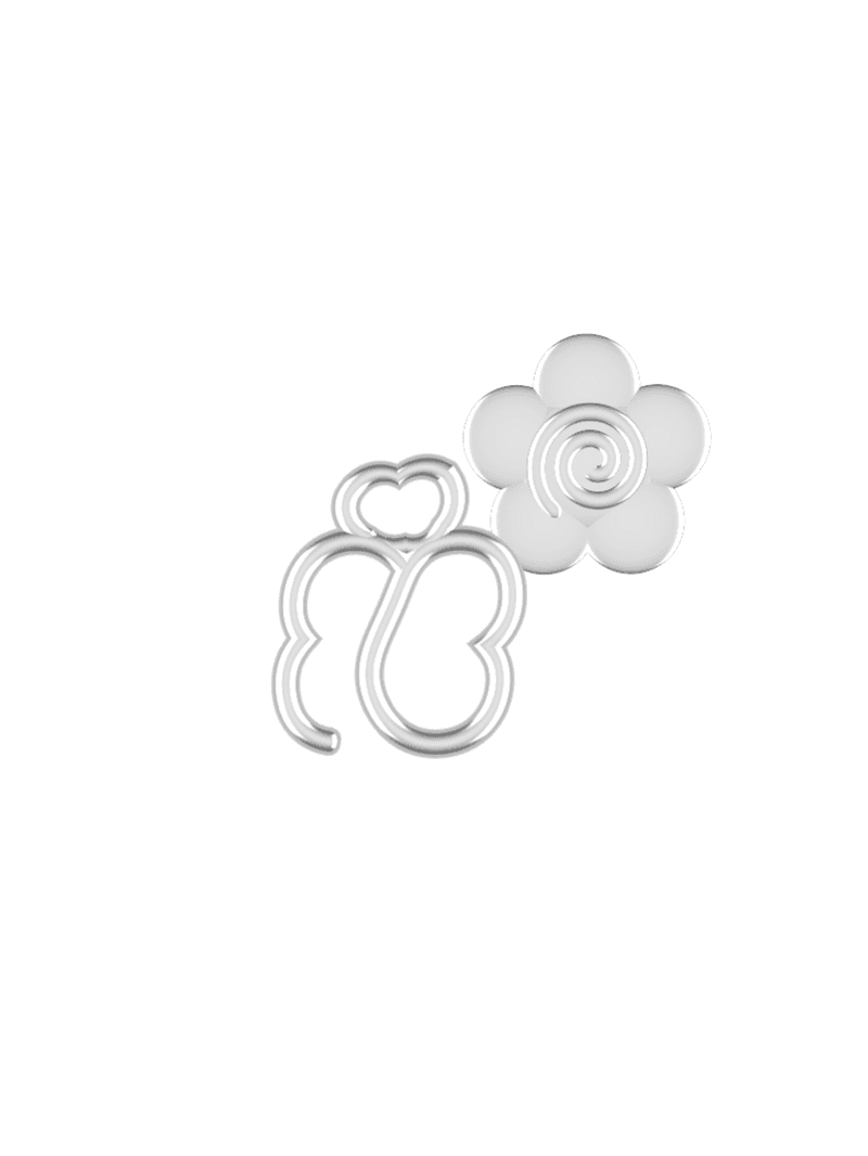 hoblin flower bookmark