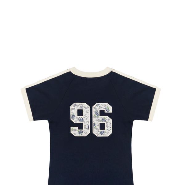 Sports 96 Lace Crop Top - Navy