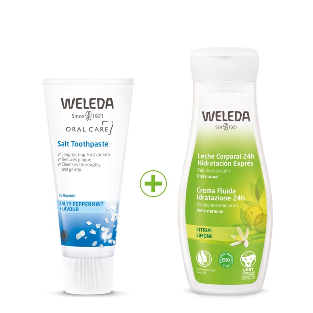 벨레다 (시트러스 리프레싱 바디 로션 본품 증정) 소금 치약 75ml