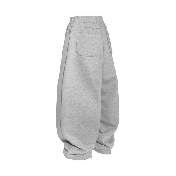 EVERYDAY HEAVY SWEAT BAGGY PANTS MELANGE GREY