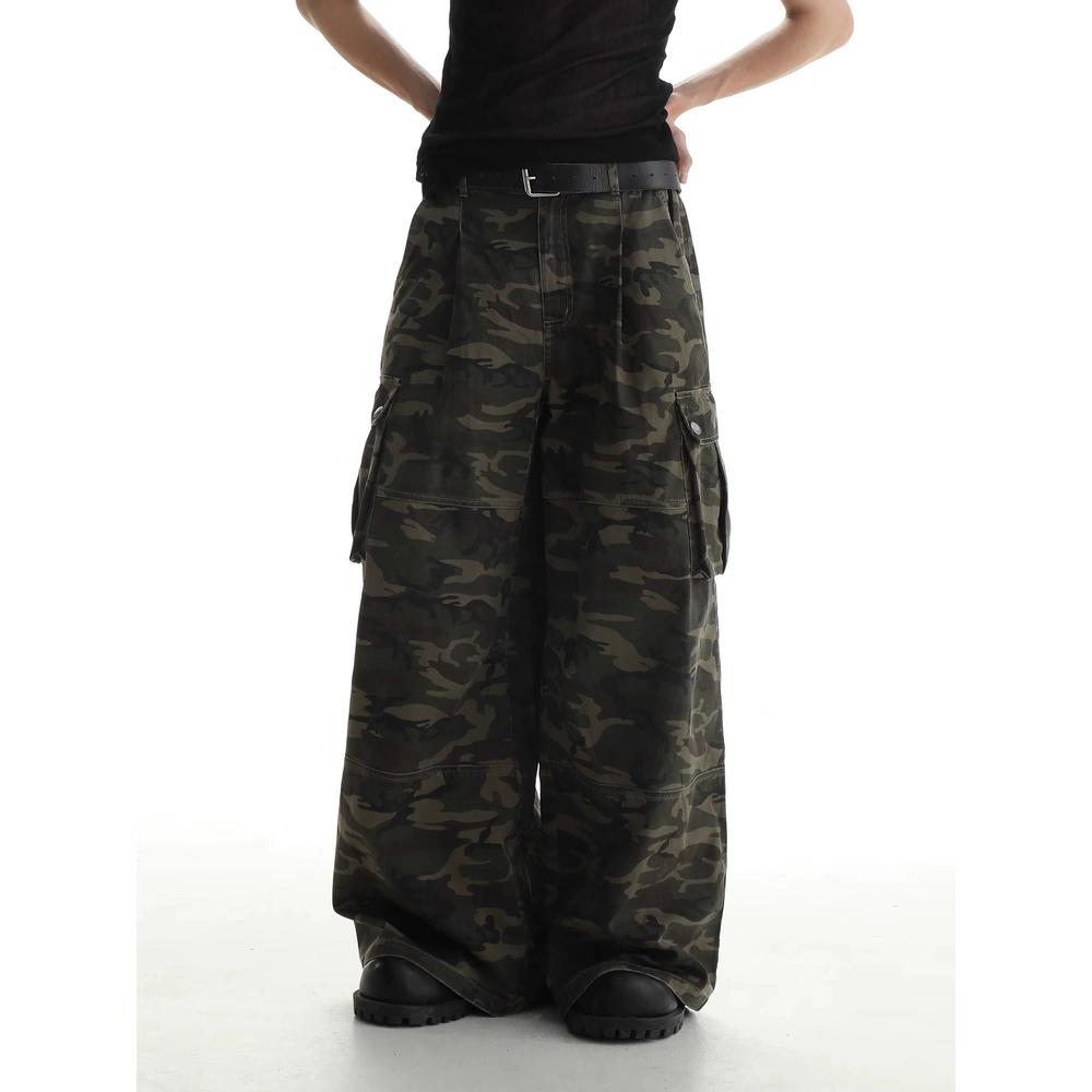 MASONPRINCE 메이슨프린스 남녀 카모바지 카모플라쥬 팬츠 밀리터리 남녀공용 바지