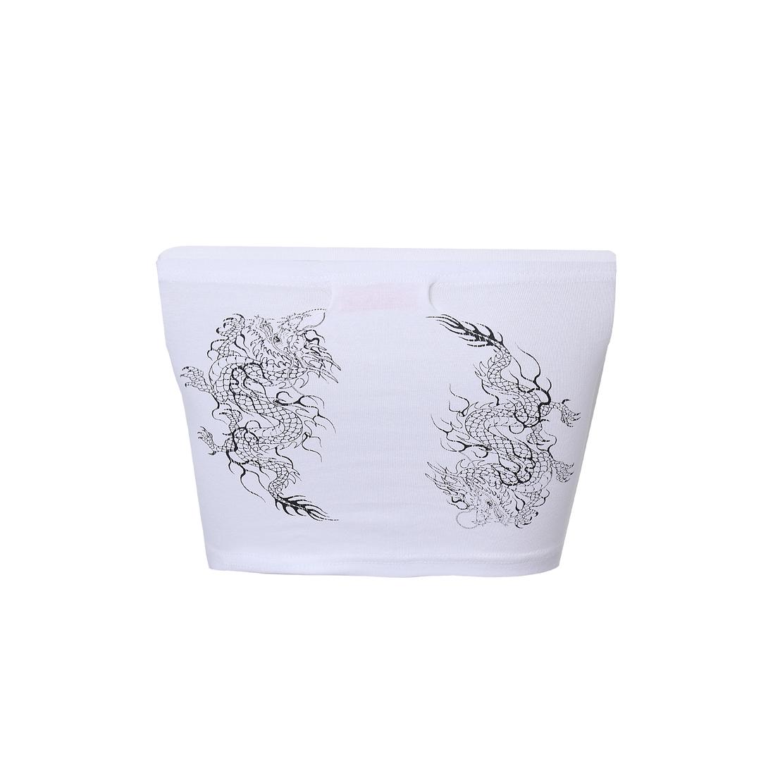 Dragon tube top - 2color