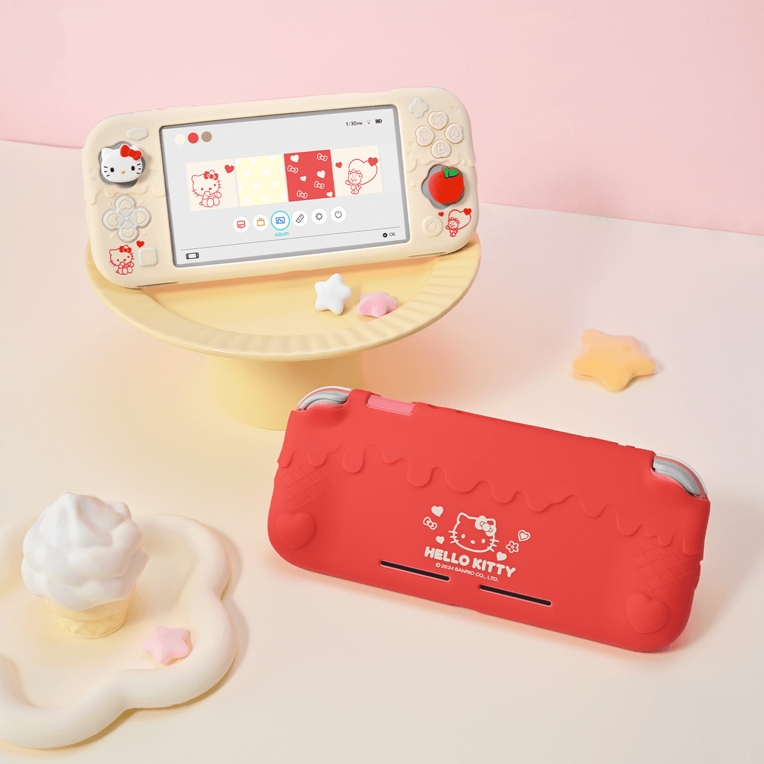Sanrio Switch Lite Protective Case - Hello Kitty（White）