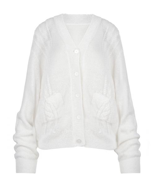 에리 소프트 가디건  [WHITE]