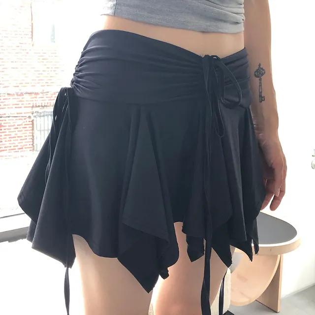 ballet shirring skirt