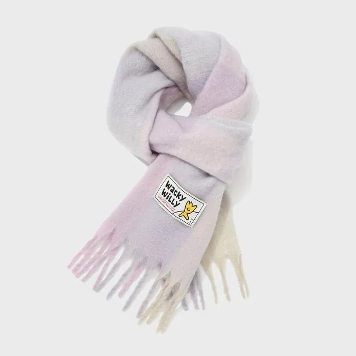 빅 머플러 핑크