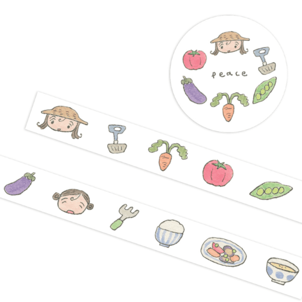 [서평화] 야채 타이쿤 마스킹테이프
