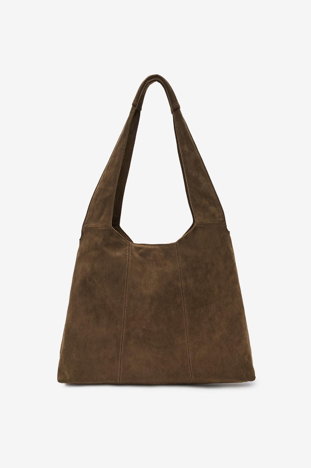 마가렛 스웨이드 숄더백 [브라운]