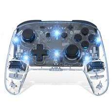 이이네 닌텐도 스위치 무선 투명 발광 컨트롤러