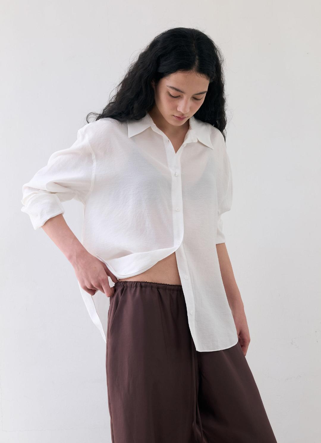 25SS LOOSE FIT SUMMER SHIRT / WHITE