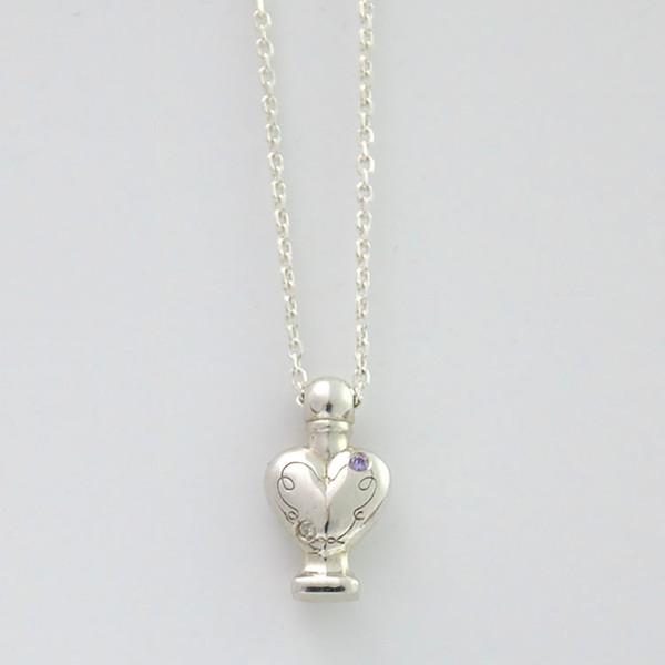 미니 하트 퍼퓸 목걸이 ｜mini heart perfume necklace