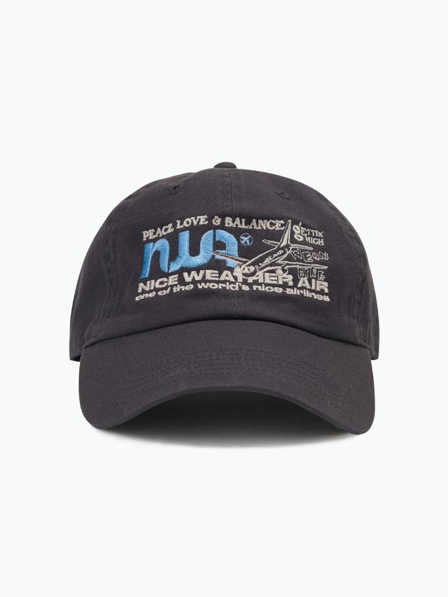 [(ナイスウェザー]★ NW PARODY CAP (CHARCOAL)★ 나이스웨더 [Nice Weather Apparel] NW PARODY CAP (CHARCOAL