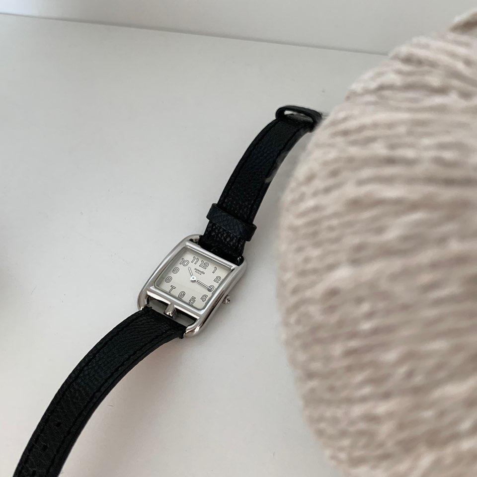 HERMES cape cod silver Watch