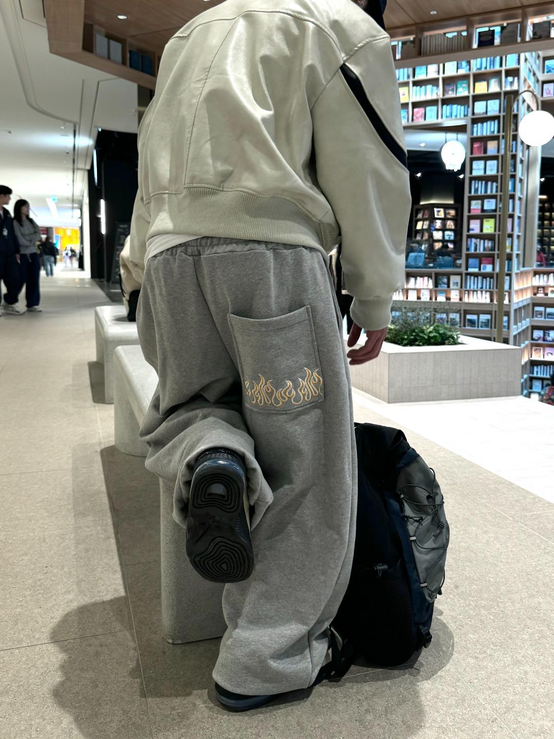 BW back pocket fire pants
