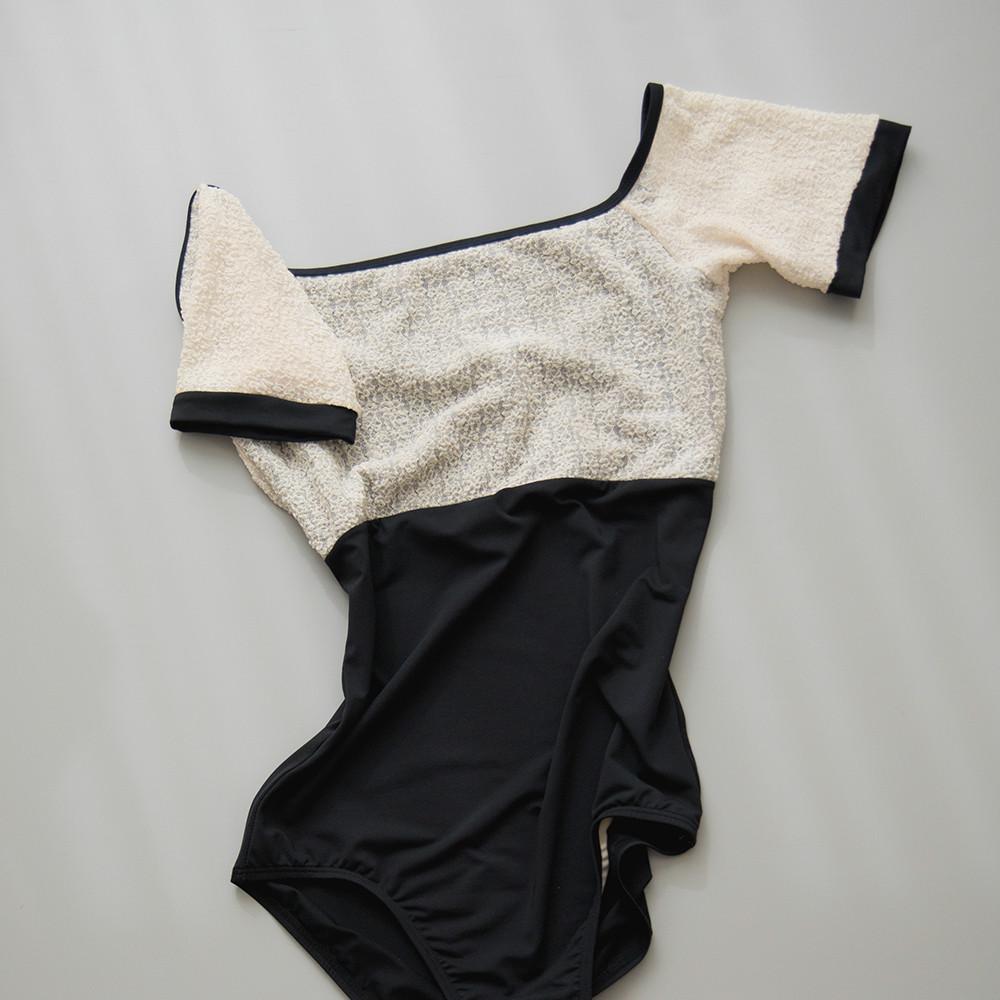 Lace Square neck 2color 반팔 레오타드 성인 취미 발레복 발레