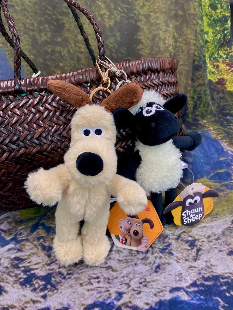 정품 윌레스와 숀 그로밋키링 인형 가방 키링 49종