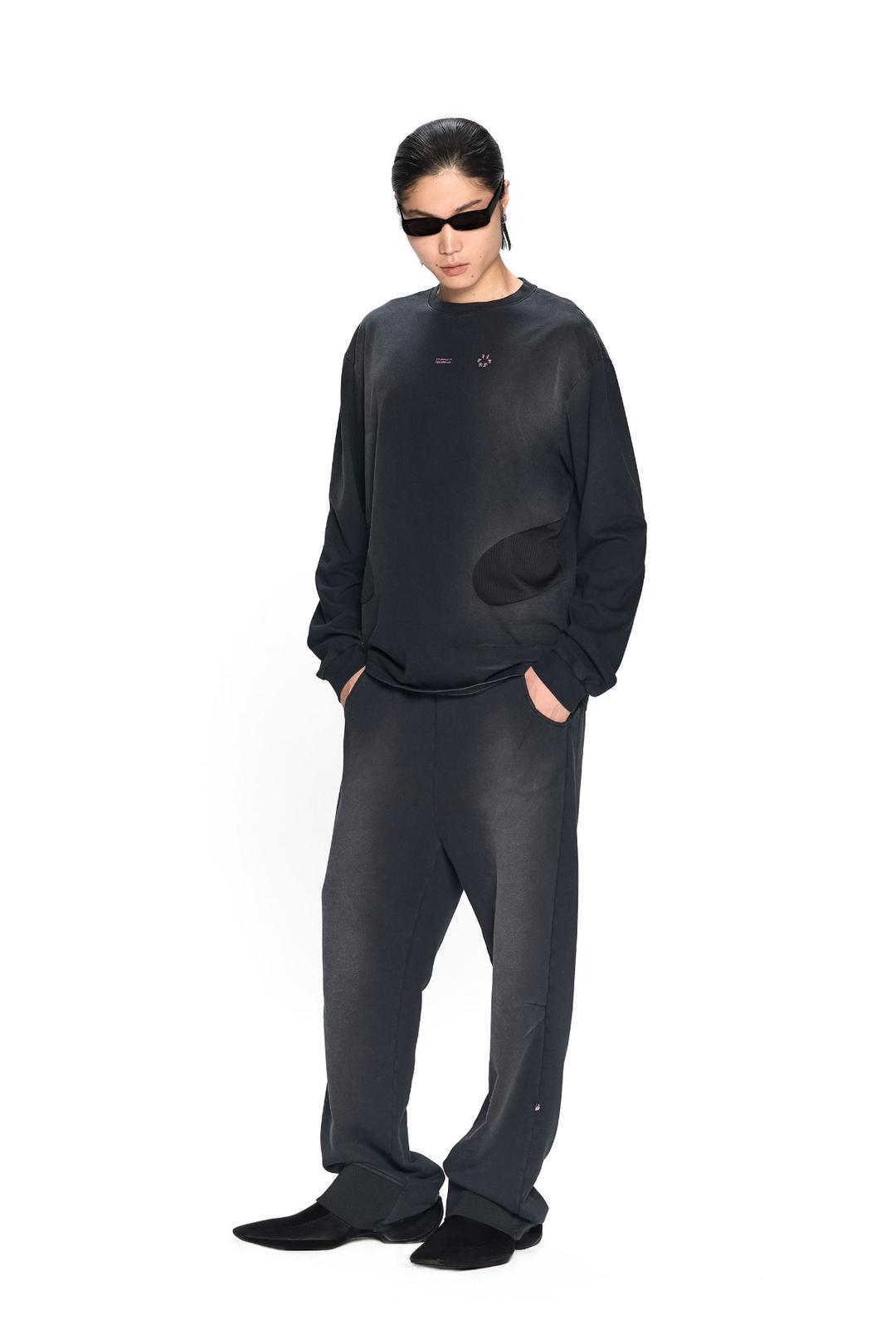 SMOKE DANCE LONG SLEEVE - WASHED BLACK