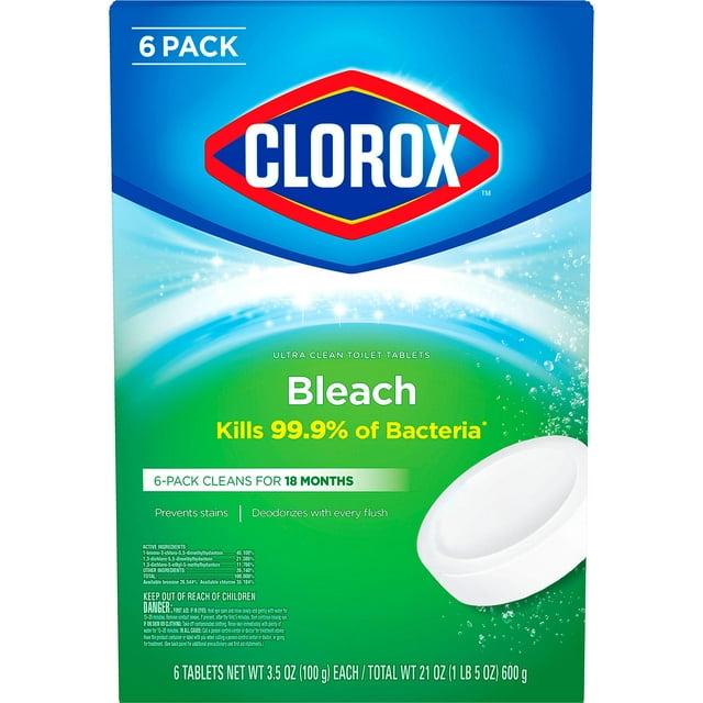 클로락스 토일렛볼 클리너 변기세정제 100gx6개 Clorox Ultra Clean Toilet Bowl Cleaner 6ct