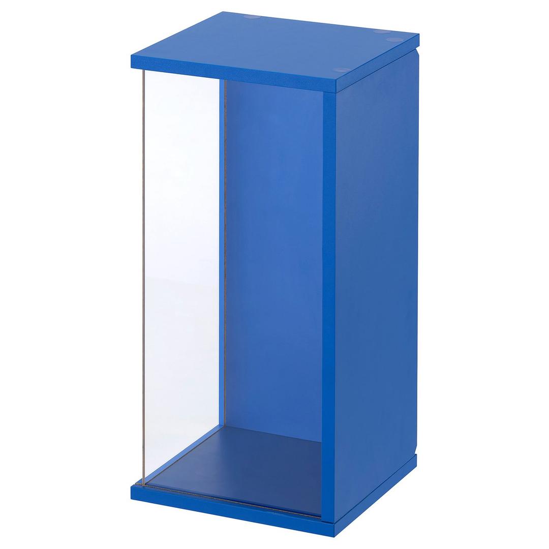 BRÄNNBOLL 브렌볼 벽고정장식장 - 브라이트블루 50x25x25 cm