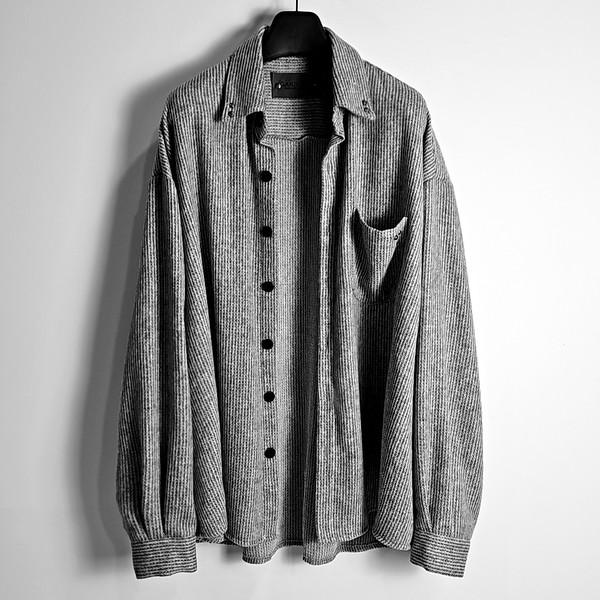 Kanna piercing overshirts jacket (gray)
