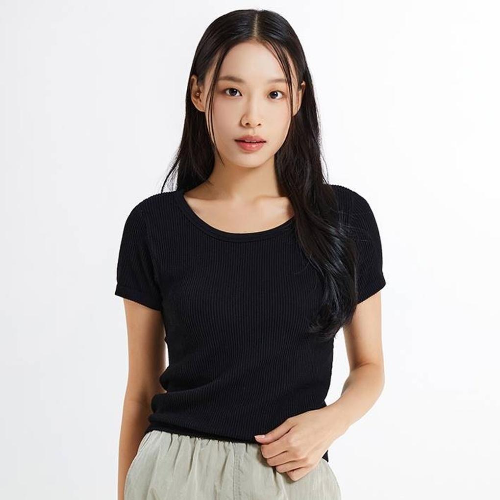 [*BEST 반팔][스파오세일][여성용] [COMFORT] 패드 일체형 반팔티_SPRWE38A03