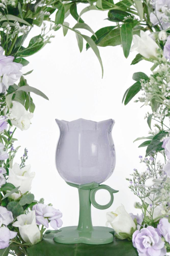 [향기 한 잔] 캄파눌라 고블렛 / 와인잔 (라벤더)